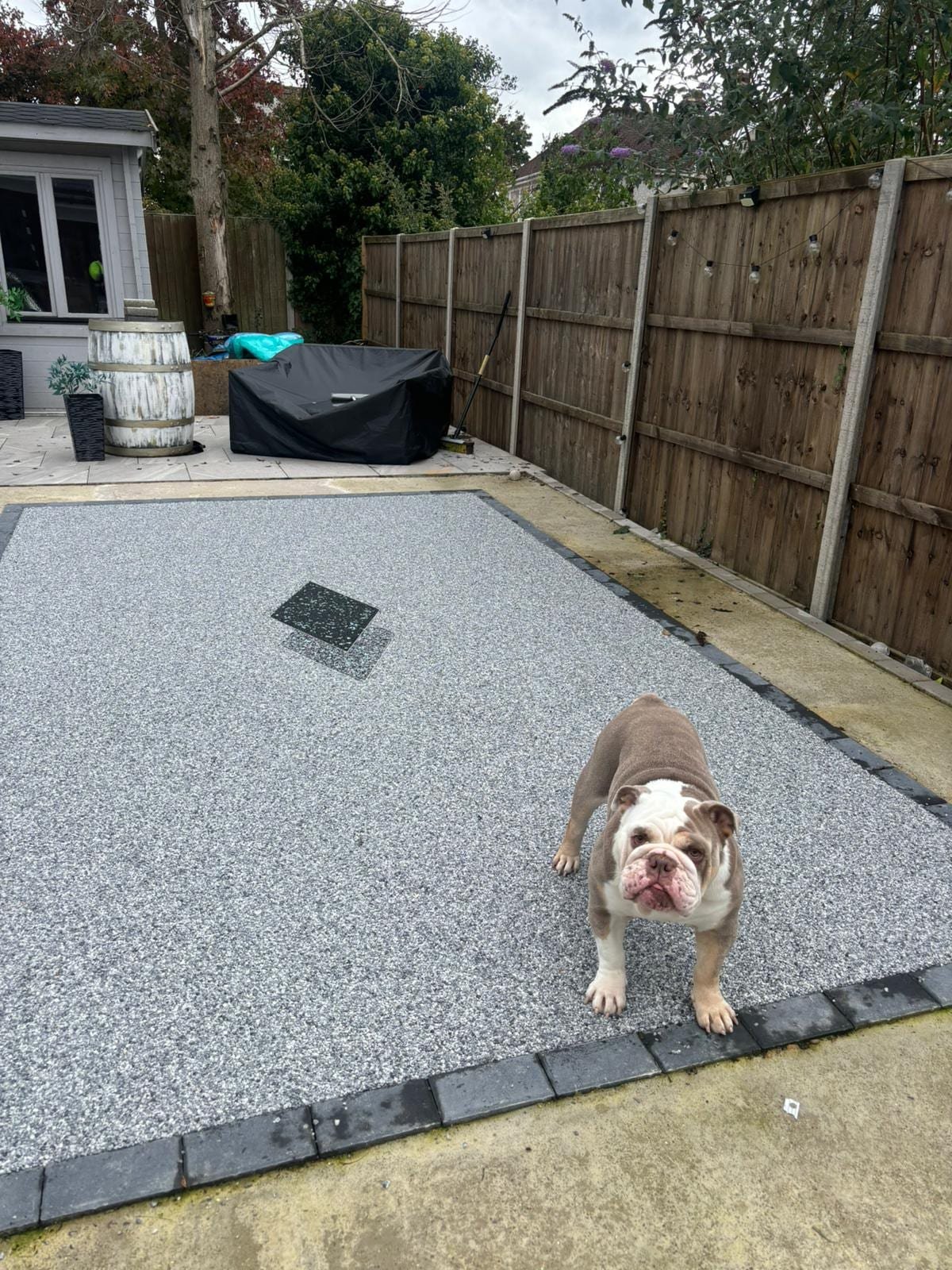 Resin bound driveway