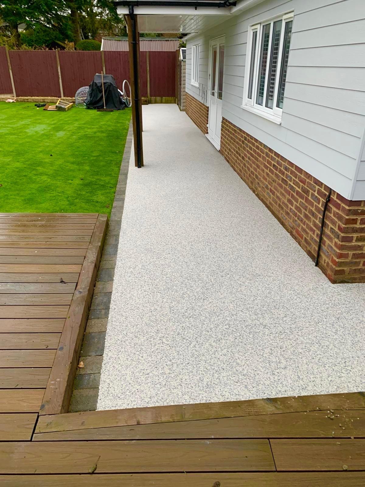 Resin bound driveway